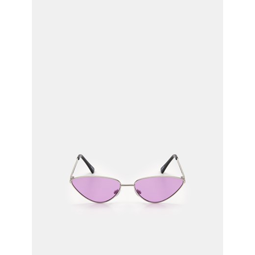 Sinsay - Okulary przeciwsłoneczne - Fioletowy Sinsay Jeden rozmiar Sinsay