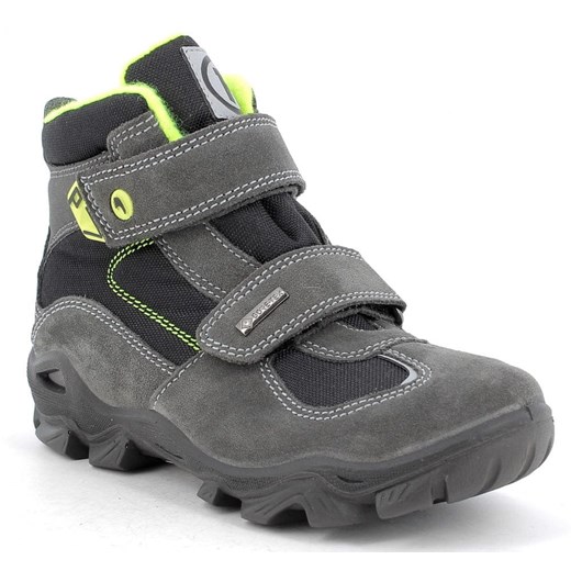Primigi buty zimowe do kostki chłopięce z membraną Goretex 8394133 35 szare Primigi 28.0 wyprzedaż Mall