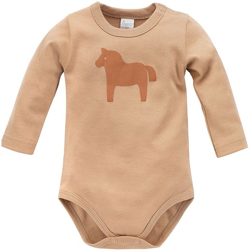 PINOKIO body dziecięce Wooden Pony z organicznej bawełny 1-02-2111-010 brązowe Pinokio 68 Mall