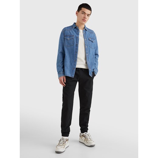 TOMMY HILFIGER MĘSKA KOSZULA JEANSOWA TJM WESTERN DENIM SHIRT BLUE DM0DM13033 L okazja messimo