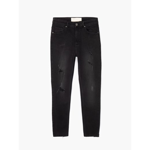 GATE Jeansy slim fit z surowym dolnym brzegiem 33 Gate 36 wyprzedaż gateshop