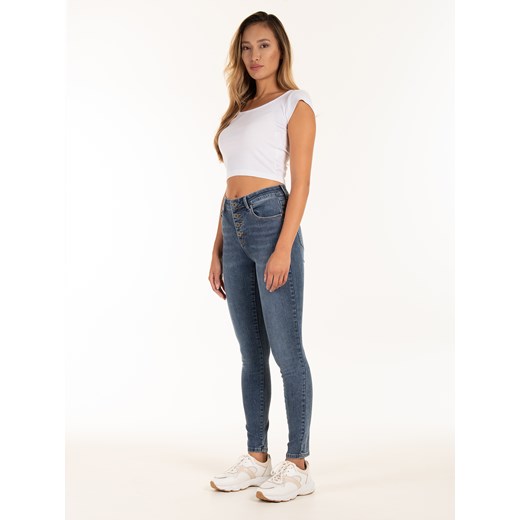 GATE Jeansy skinny z wysokim stanem 34 Gate 38 gateshop wyprzedaż