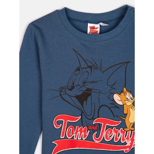 GATE Bawełniana koszulka z długim rękawem Tom & Jerry 3/6M Gate 12/18M okazyjna cena gateshop