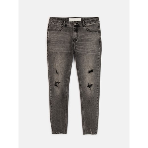 GATE Jeansy męskie slim z surowym obszyciem 31 Gate 38 wyprzedaż gateshop