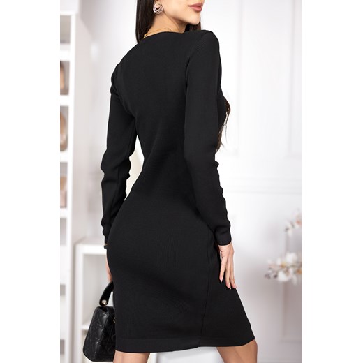 Sukienka DEFREA BLACK uniwersalny promocyjna cena Ivet Shop
