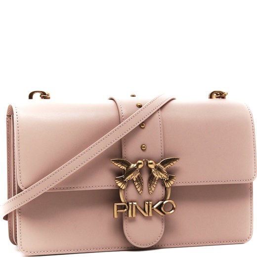 Pinko Skórzana listonoszka LOVE CLASSIC ICON SIMPLY 14 CL Pinko Uniwersalny Gomez Fashion Store
