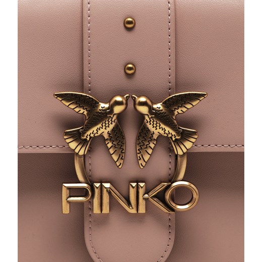Pinko Skórzana listonoszka LOVE CLASSIC ICON SIMPLY 14 CL Pinko Uniwersalny Gomez Fashion Store