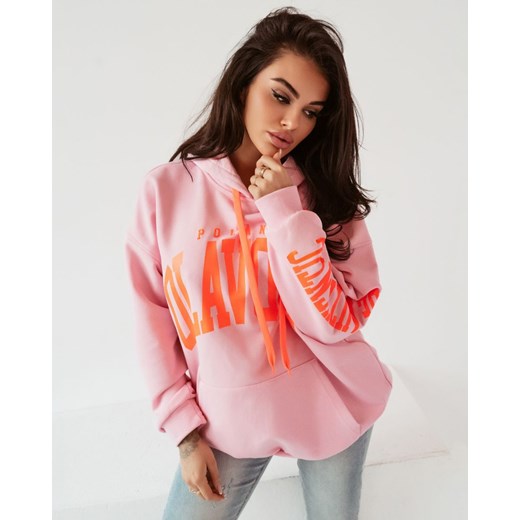 Bluza damska OLAVOGA BIG OLVG pudrowy roż Olavoga UNI Fashionplace