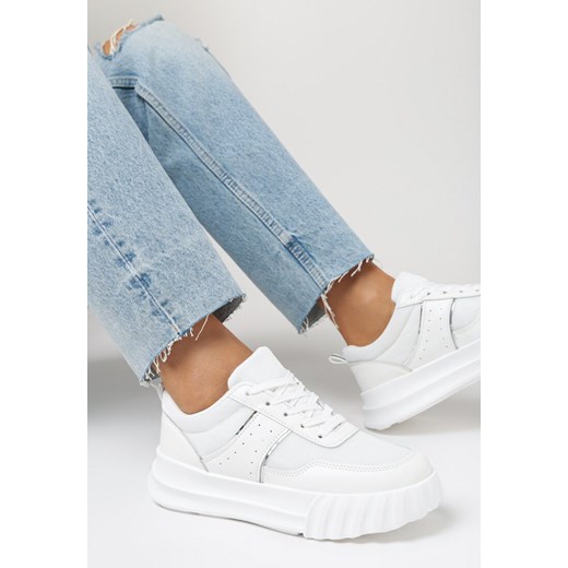 Białe Sneakersy Ianousa 38 born2be.pl