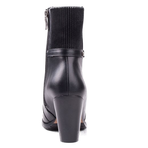 606F-C25 Marco Shoes botki czarne skórzane milandi-pl szary elegancki