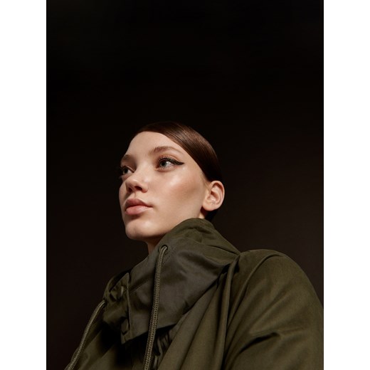 Reserved - Parka z kapturem - Khaki Reserved 42 Reserved