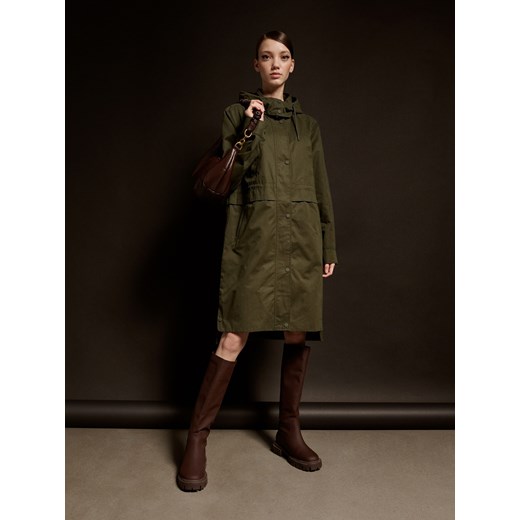 Reserved - Parka z kapturem - Khaki Reserved 34 Reserved