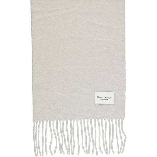 Wełniany szal w kolorze białym - 188 x 30 cm onesize okazja Limango Polska