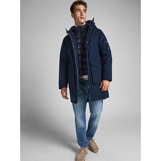 Parka "Terrazzo" w kolorze granatowym Jack & Jones L promocja Limango Polska