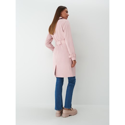 Mohito - Dwurzędowy trencz - Różowy Mohito 42 Mohito