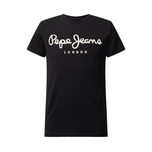 T-shirt o kroju slim fit z logo Pepe Jeans XL Peek&Cloppenburg 