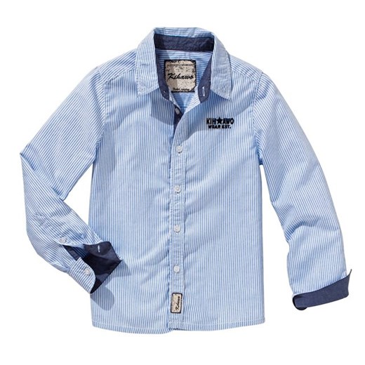 Koszula w paski la-redoute-pl niebieski koszule