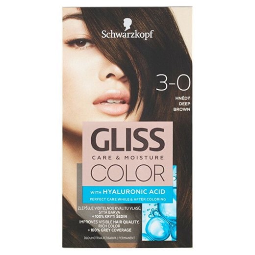 Schwarzkopf Gliss permanentny kolor włosów Color (Cień 4-0 Přirozený tmavě Schwarzkopf okazyjna cena Mall
