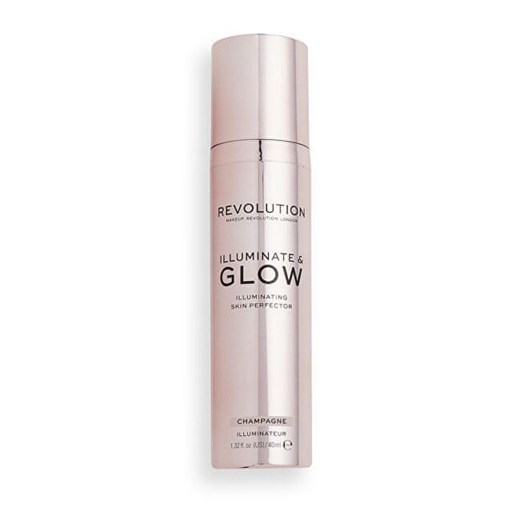 Makeup Revolution Płynny rozświetlacz Glow & Illuminate 40 ml (Cień Gold) Makeup Revolution Mall promocyjna cena