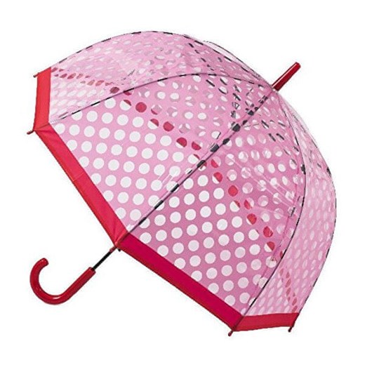 Blooming Brollies Damski parasol Parasol z parasolem Clear Dome Pink kropki Blooming Brollies Mall