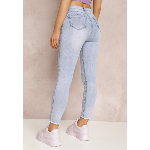 Jasnoniebieskie Jeansy Skinny  Basare Renee M Renee odzież