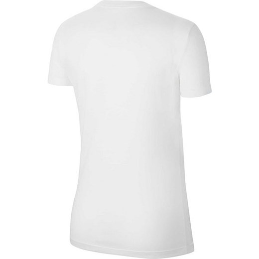 Nike bluzka damska biała z krótkimi rękawami 
