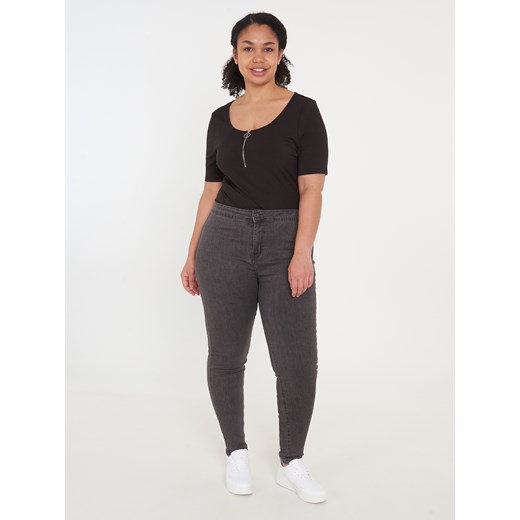 GATE Klasyczne dżinsy skinny basic dla kobiet plus size 44 Gate 48 okazja gateshop