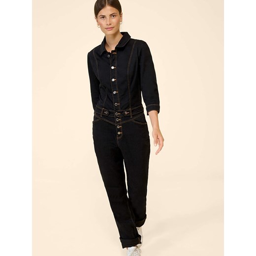 Kombinezon dżinsowy w kolorze granatowym 44 promocja Limango Polska