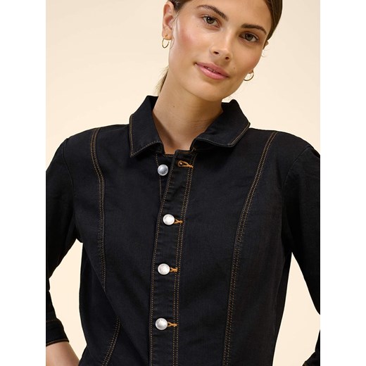 Kombinezon dżinsowy w kolorze granatowym 44 okazja Limango Polska