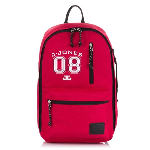 Plecak młodzieżowy na laptopa czerwony Jennifer Jones 4090-4 Jennifer Jones  okazyjna cena Skorzana.com