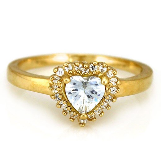 złoty pierścionek serce Irbis.style 16 irbis.style