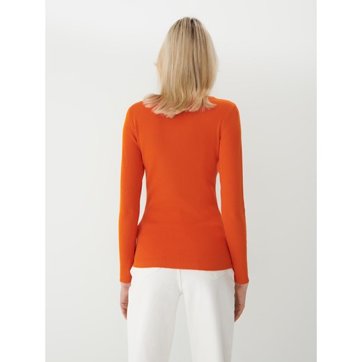 Mohito - Pomarańczowy sweter w prążki - Pomarańczowy Mohito XS Mohito