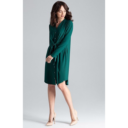 Sukienka L031, Kolor zielony, Rozmiar L, Lenitif Lenitif XL Primodo