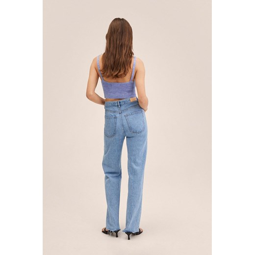 Mango top damski kolor turkusowy Mango S ANSWEAR.com