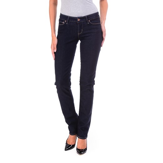 Jeansy Levi's Demi Curve Straight "Richest Indigo" be-jeans czarny damskie
