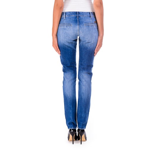 Jeansy Wrangler Molly Chino "City Fog" be-jeans niebieski jesień