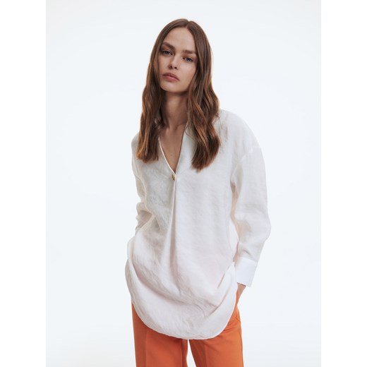 Reserved - Koszula z Tencelu™ Modalu - Kremowy Reserved M Reserved