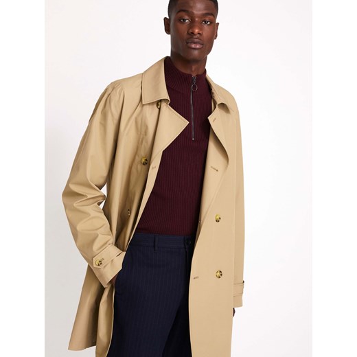 Celio Płaszcz męski beżowy - XL Celio XL Differenta.pl