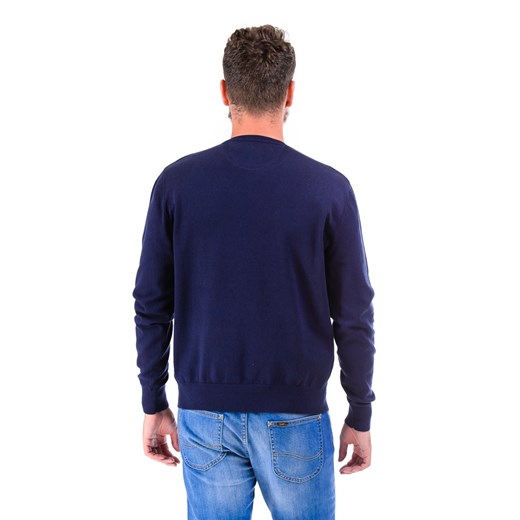 Sweter Wrangler Fine V Knit "Peacoat" be-jeans granatowy kolekcja