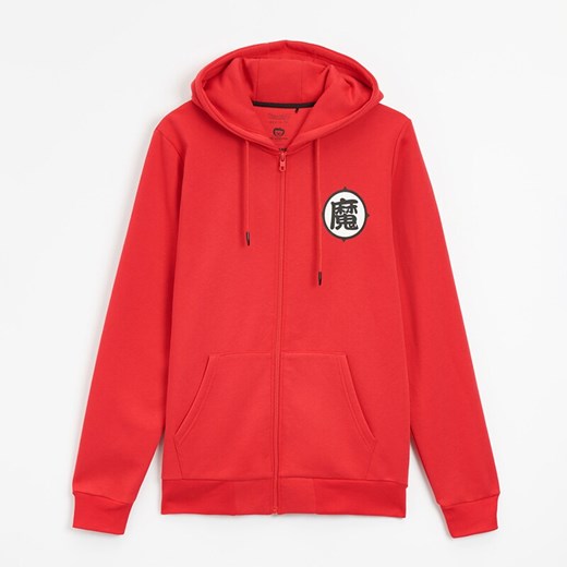 Rozpinana bluza z kapturem Dragon Ball Z - Czerwony House L House