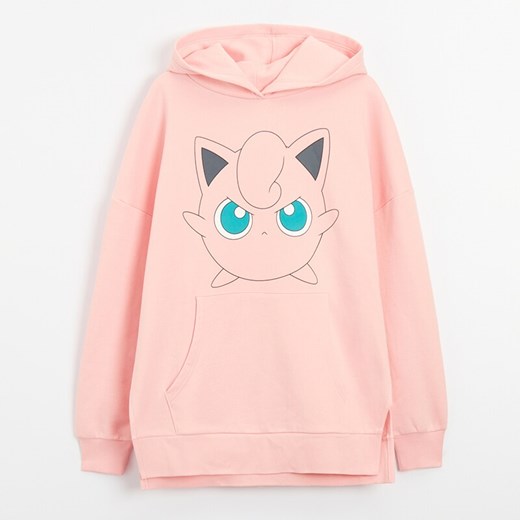 Bluza z kapturem oversize Pokémon - Różowy House XS/S House