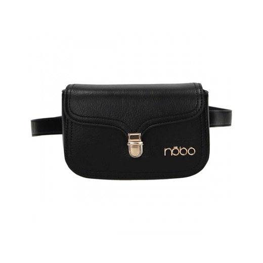 Czarna nerka Nobo w stylu vintage z klapką zamykaną na zatrzask Uniwersalny okazyjna cena NOBOBAGS.COM