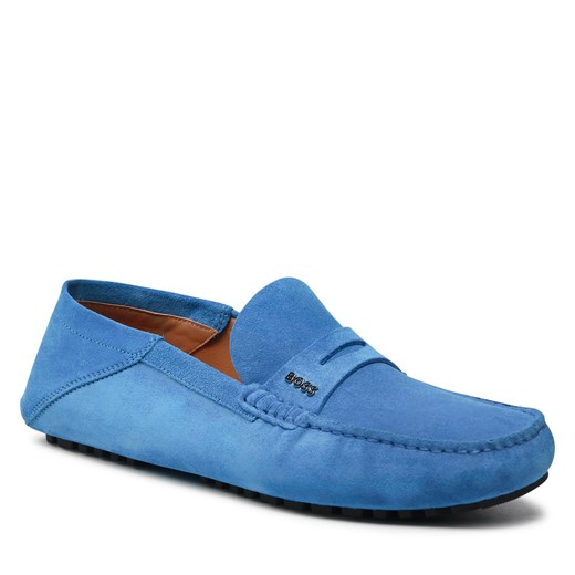 Mokasyny BOSS - Driver Mocc 50466657 10208864 01 Bright Blue 439 42 eobuwie.pl