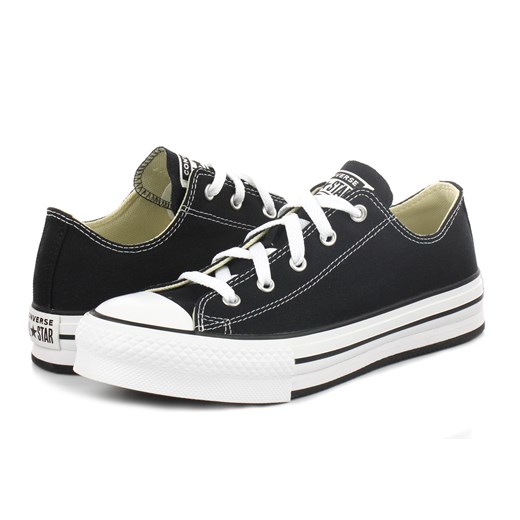 Trampki damskie Converse z niską cholewką na płaskiej podeszwie wiązane