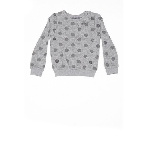 Sweater with polka dots terranova szary sweter