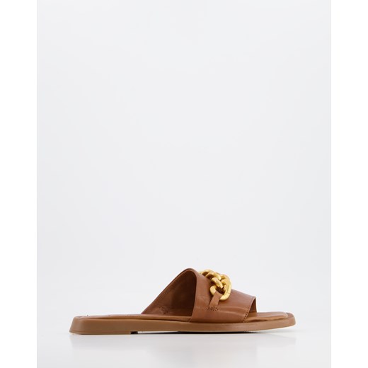 VENEZIA Klapki z łańcuchem - P334543 COGNAC Venezia 41 Venezia