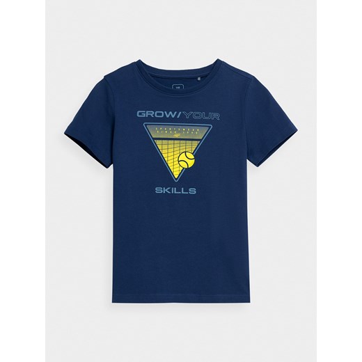 T-shirt z nadrukiem chłopięcy 122,128,134,140,146,152,158,164 4F