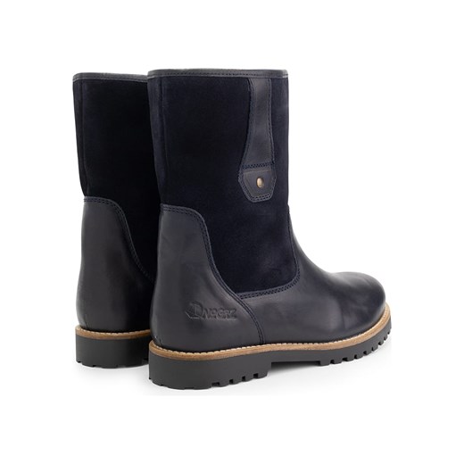 Skórzane botki "R.Cassels" w kolorze granatowym Nogrz 40 okazyjna cena Limango Polska