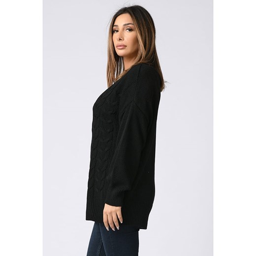 Sweter "Billie" w kolorze czarnym Plus Size Company 36/38 okazja Limango Polska