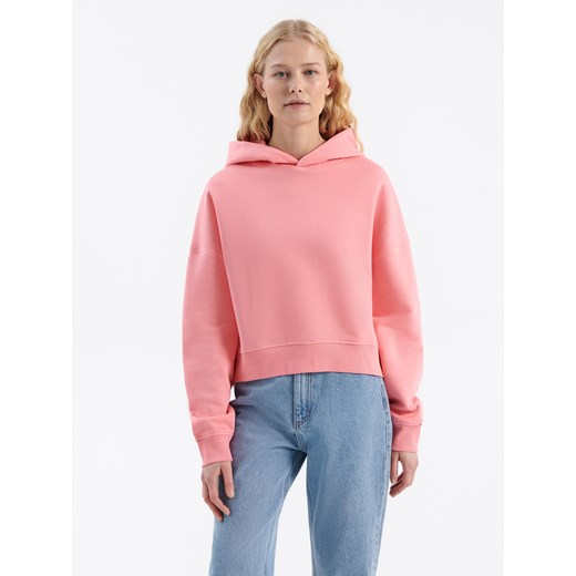 Bluza z kapturem oversize - Różowy House M/L House